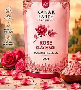 Rose Clay Mask 200g Front