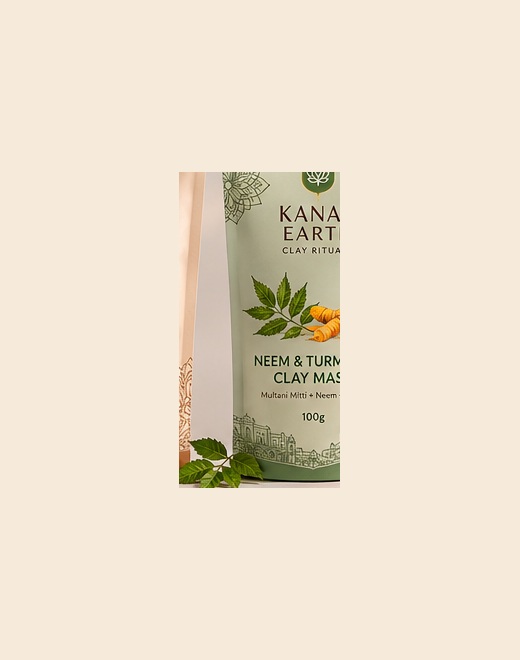 Neem & Turmeric Clay Mask pouch