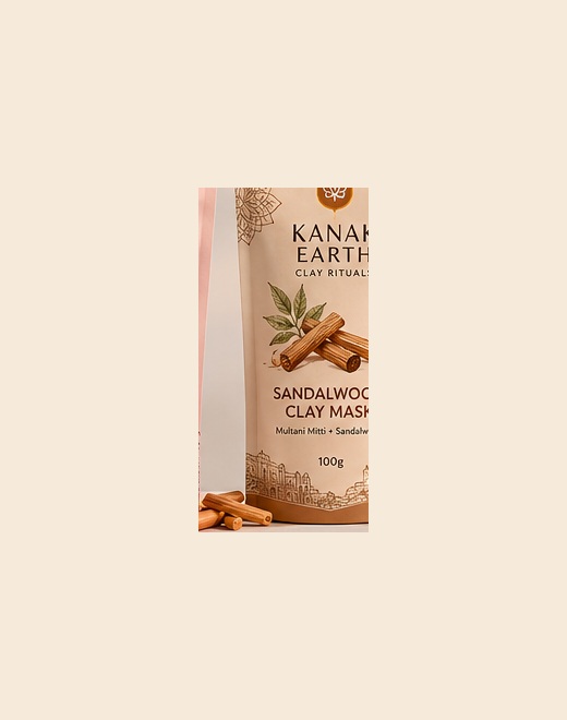 Sandalwood Clay Mask pouch